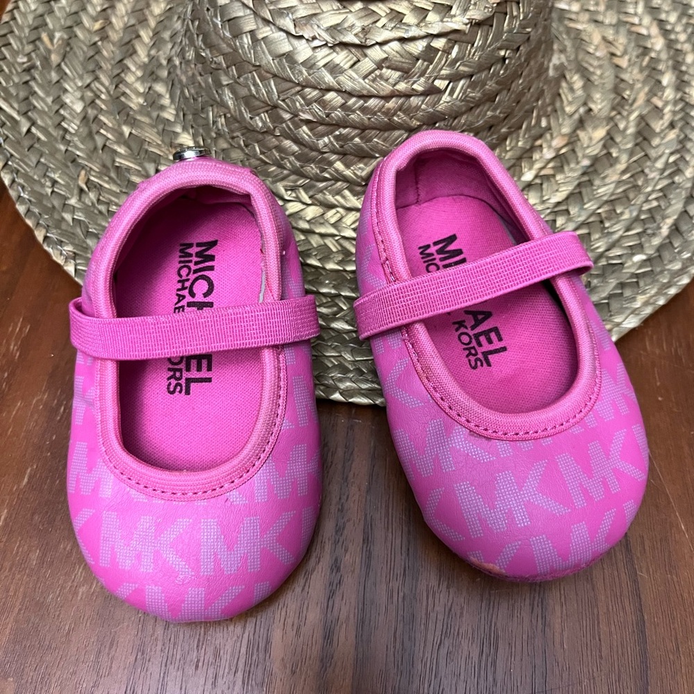 Michael Kors Pink Infant Baby Shoes